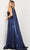 Jovani 37163 - Metallic Halter Cutout Prom Dress Special Occasion Dress