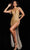 Jovani 37200 - Embellished Cape Long Dress Pageant Dresses