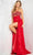 Jovani 37253 - Beaded Metallic Chiffon Sheath Gown Prom Dresses