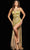Jovani 37325 - Illusion Beaded Train Evening Dress Evening Dresses