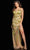 Jovani 37325 - Illusion Beaded Train Evening Dress Evening Dresses