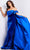 Jovani 37390 - Cascade Velvet Evening Gown Special Occasion Dress