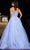 Jovani 37460 - V-Neck Appliqued Ball Gown Ball Gowns