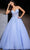 Jovani 37460 - V-Neck Appliqued Ball Gown Ball Gowns