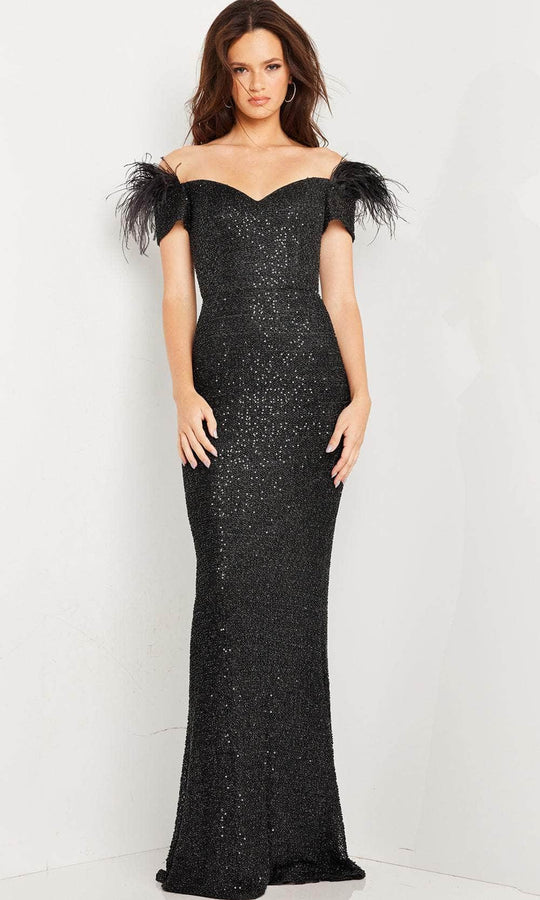 Jovani 37562 - Sequin Sweetheart Neck Long Dress