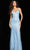 Jovani 37648 - Sequin Lace Ornate Prom Dress Special Occasion Dress 00 / Light Blue