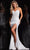 Jovani 37649 - Spaghetti Strap Sequin Prom Dress Special Occasion Dress 00 / White