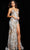 Jovani 37964 - Sweetheart Sequin Prom Dress Special Occasion Dress 00 / White/Gold/Silver