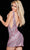Jovani 37974 - Plunging V-Neck Cocktail Dress Cocktail Dresses
