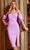 Jovani 38078 - Bow Knot Back Cocktail Dress Cocktail Dresses 00 / Lilac