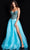Jovani 38179 - Strapless A-Line Prom Gown Special Occasion Dress 00 / Mint
