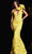 Jovani 38240 - Ruched Sweetheart Prom Dress Special Occasion Dress 00 / Yellow