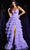 Jovani 38290 - Ruffled Tulle Prom Dress With Slit Special Occasion Dress