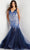 Jovani 38373 - Sequined Illusion Mermaid Dress Formal Gowns