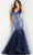 Jovani 38373 - Sequined Illusion Mermaid Dress Formal Gowns