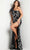 Jovani 38377 - Sequin Asymmetric Sheath Gown Evening Dresses