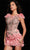 Jovani 38510 - 3D Floral Embellished Cap Sleeve Cocktail Dress Cocktail Dresses