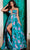 Jovani 38638 - Floral Printed A-line Dress Evening Dresses