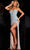 Jovani 38707 - Beaded High Slit Evening Dress Prom Dresses
