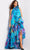 Jovani 38721 - Floral Print Jewel Neck Dress Mother of the Bride Dresses