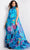 Jovani 38721 - Floral Print Jewel Neck Dress Mother of the Bride Dresses