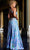 Jovani 38722 -  Print Detail Satin Sheath Gown Evening Dresses