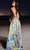 Jovani 38733 - Floral Pleated Long Dress Evening Dresses