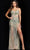 Jovani 38815 - Beaded High Slit Long Gown Formal Gowns
