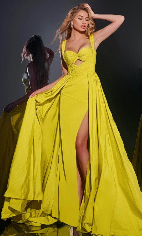 Jovani 38957 Ruching Cutout Prom Dress