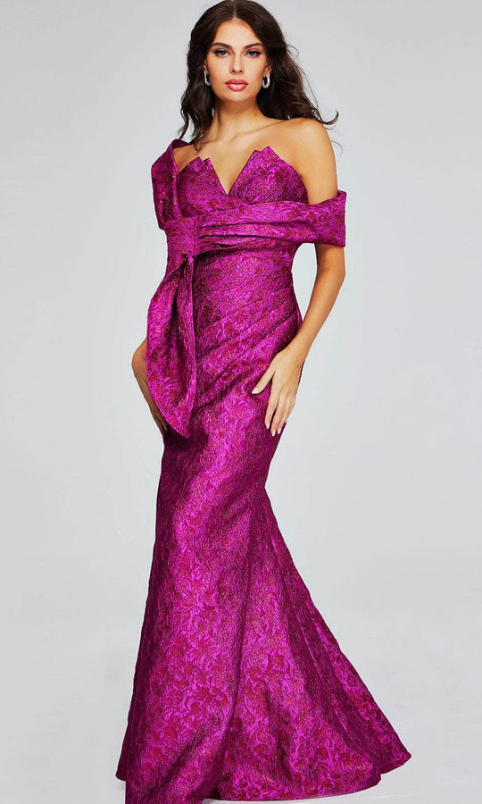 Jovani 39114 - Strapless Vibrant Evening Gown
