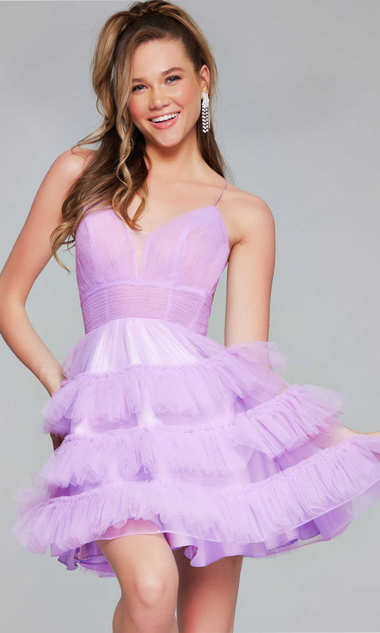 Jovani 39656 - Backless A-Line Cocktail Dress