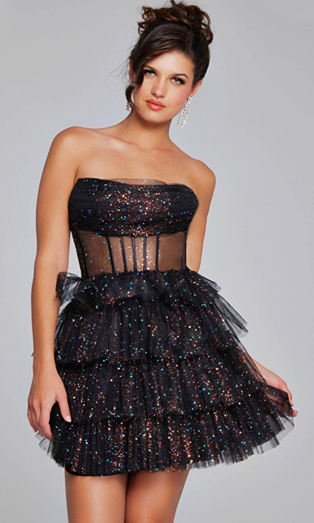 Jovani 39666 - Glitter Tulle Cocktail Dress 12 / Black - Shop Jovani dresses on Couture Candy at CoutureCandy.com Jovani 39666 - Glitter Tulle Cocktail Dress 12 / Black - Shop Jovani dresses on Couture Candy at CoutureCandy.com