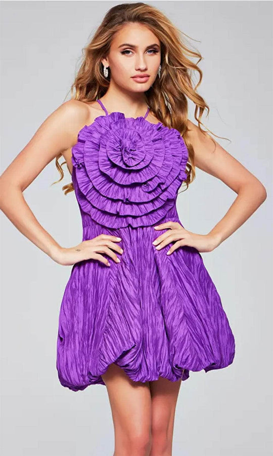 Jovani 39741 - Ruffled Bubble Dress