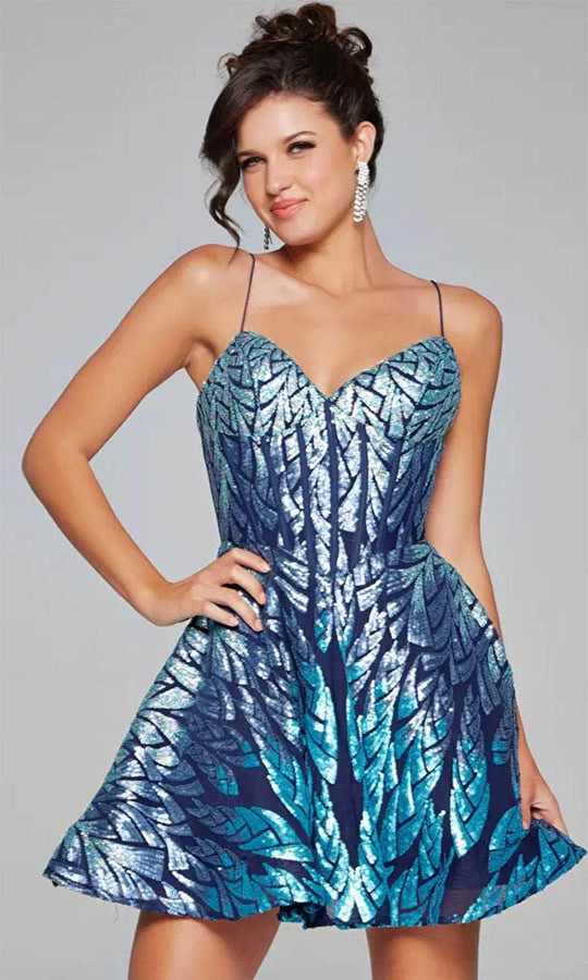 Jovani 39928 - Corset Bodice Sleeveless Cocktail Dress