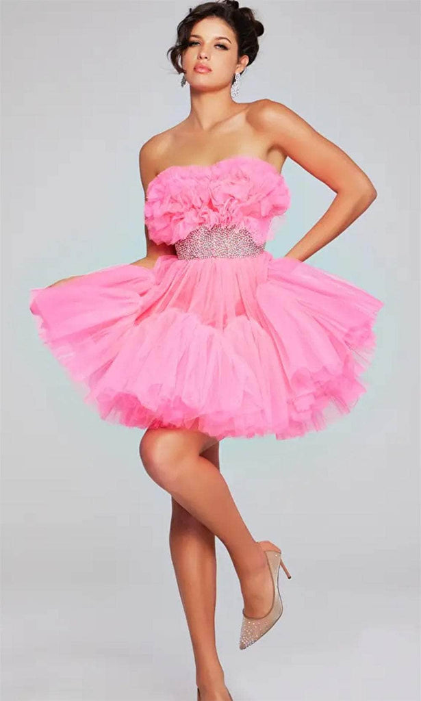 Jovani 40186 - Rhinestone Top Strapless Cocktail Dress Couture Candy Jovani 40186 - Rhinestone Top Strapless Cocktail Dress Couture Candy