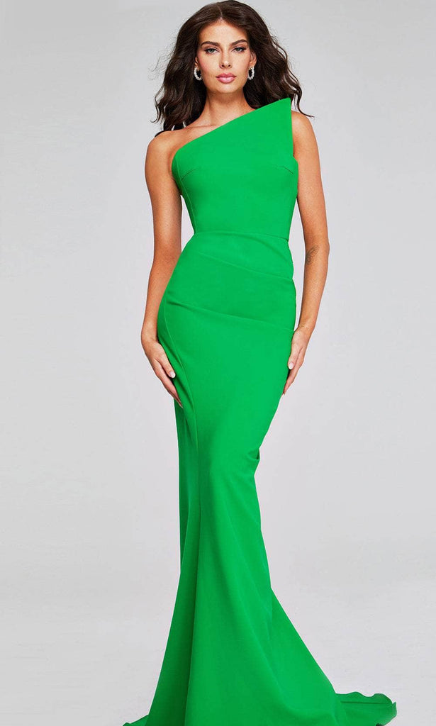 jovani one shoulder cocktail dress Lilac One Shoulder Scuba Cocktail Dress 26196