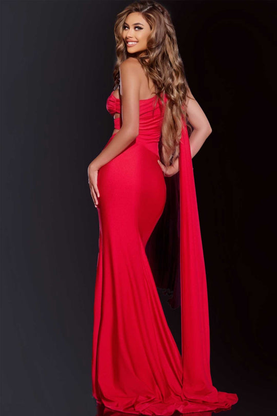 Jovani 40475 - One Shoulder Cutout Prom Dress