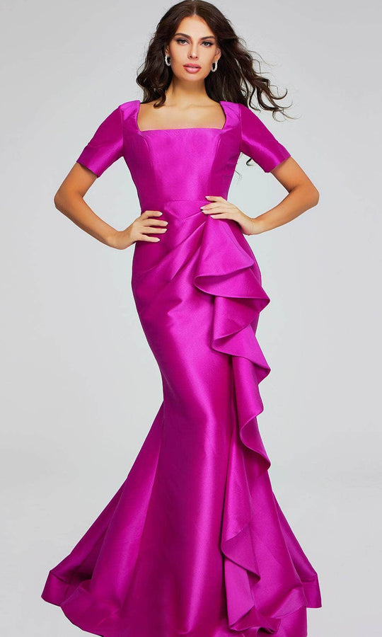 Jovani 41128 - Taffeta Mermaid Evening Gown