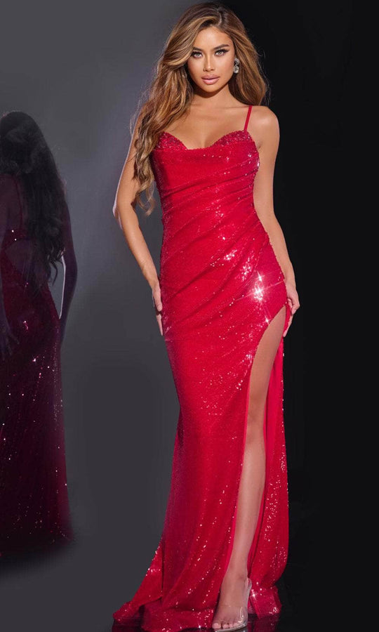 Jovani 42379 - Sequin Detailed Prom Dress