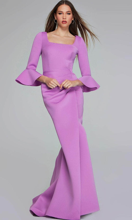 Jovani 42579 - Bell Sleeve Evening Gown