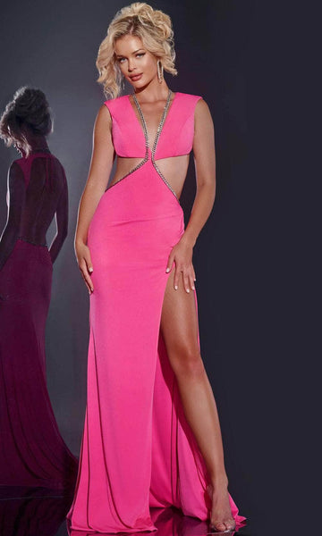 Jovani 42675 - Long Crepe Mermaid Dress