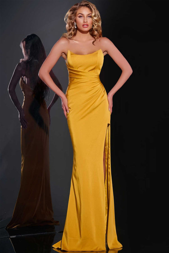 Jovani 42765 - Scoop Sheath Evening Gown