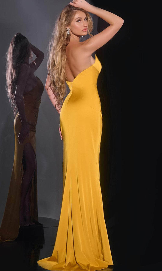 Jovani 42765 - Scoop Sheath Evening Gown
