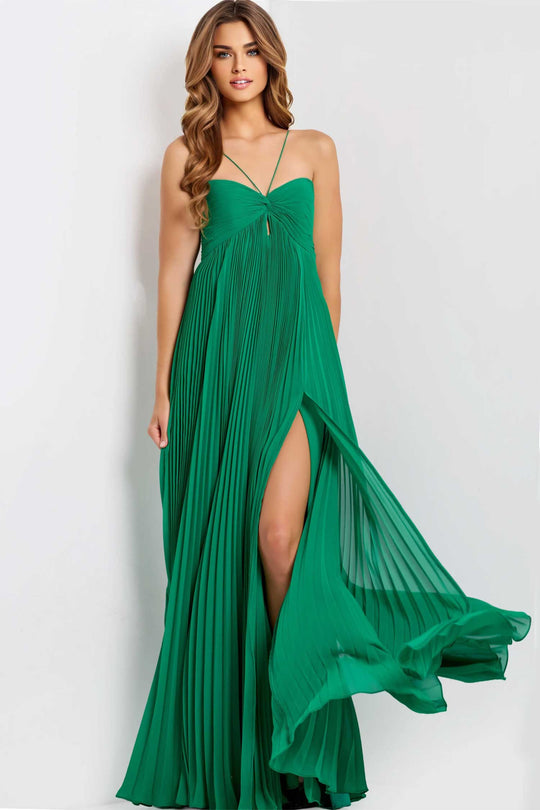 Jovani 47820 - Pleated Chiffon Sweetheart Prom Gown