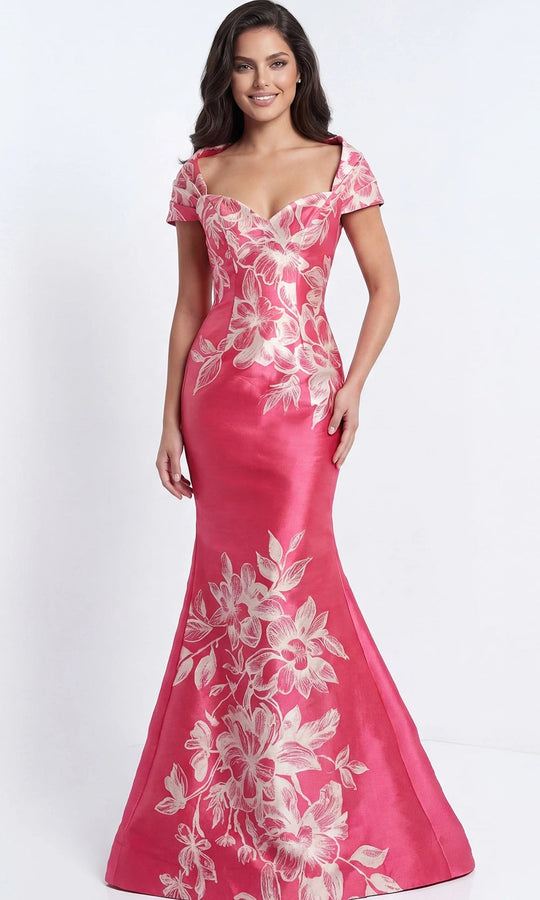 Jovani 49641 - Embroidered Floral Mermaid Sweetheart Gown