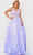 Jovani 63170 - Floral Corset A-Line Prom Dress Prom Dresses 16 / Lilac