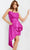 Jovani 63611 - Asymmetrical Peplum Cocktail Dress Cocktail Dresses