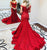 Jovani 64521 Lace Off-Shoulder Mermaid Dress With Train Evening Dresses