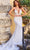 Jovani Bridal JB07654 - Plunging V-Neck Embellished Bridal Gown Bridal Dresses
