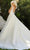Jovani Bridal JB09491 - V-Neck Belted Waist Bridal Gown Bridal Dresses